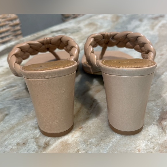 Women’s MARC FISHER Norsa braided block heel sandals- Size 10 - Picture 9 of 11